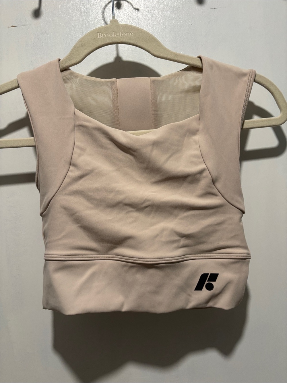 FORME power sports bra size small posture correct cream/tan color